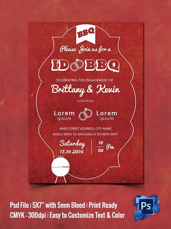 Bbq Party Invitation Templates Free Best Of 40 Bbq Invitation Templates