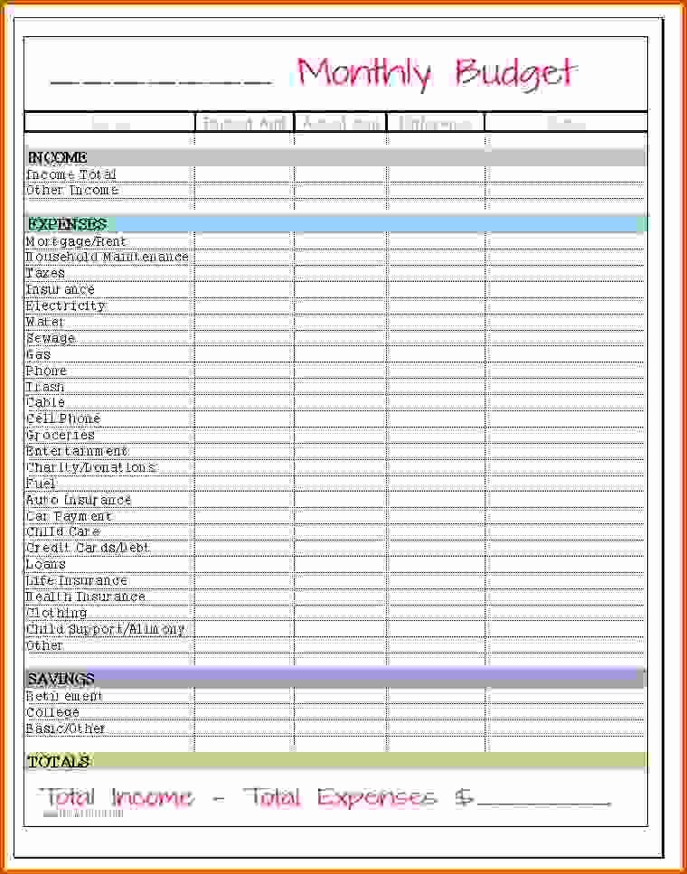 Best Budget Excel Template 2016 Fresh 11 Monthly Bud Spreadsheet Free
