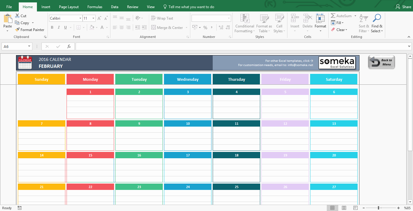 Best Budget Excel Template 2016 New Excel Calendar Template