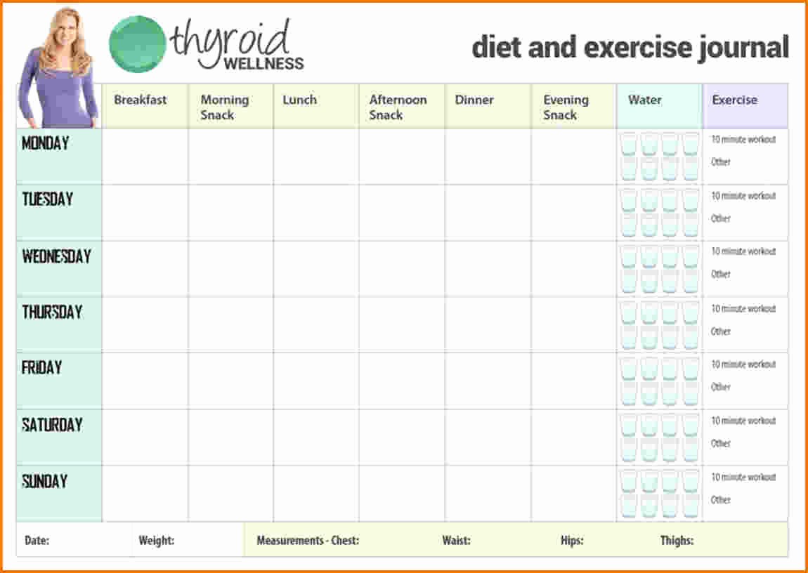 Best Food and Exercise Journal New 5 Exercise Journal
