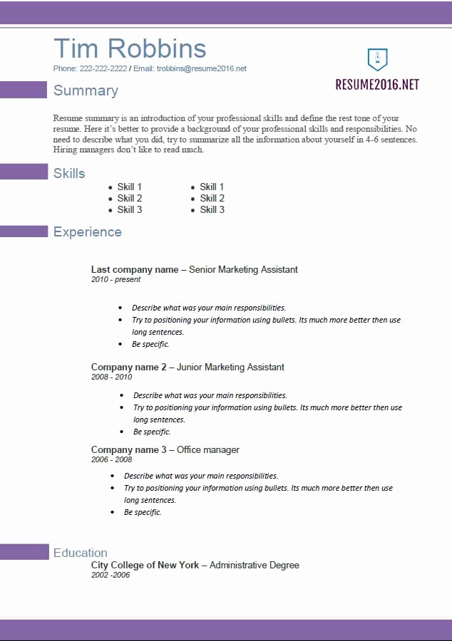 Best Free Resume Templates 2016 Elegant Resume Templates 2016 • which One Should You Choose