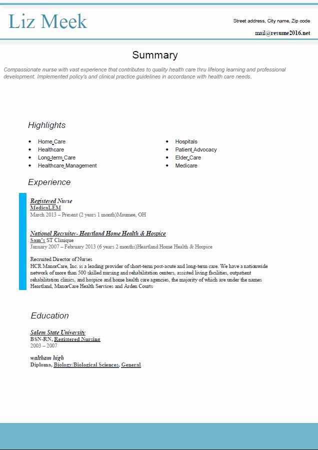 Best Free Resume Templates 2016 Unique Resume format 2016 12 Free to Word Templates