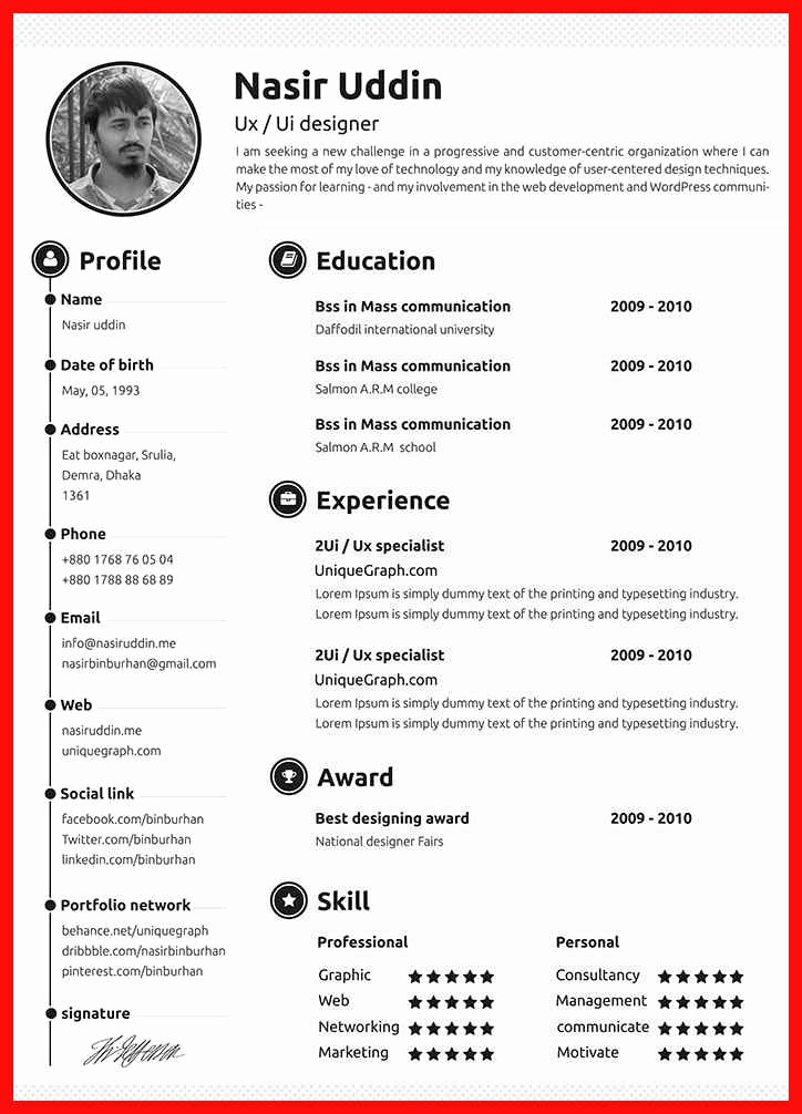 Best Free Resume Templates Word Awesome Impressive Resume Samples