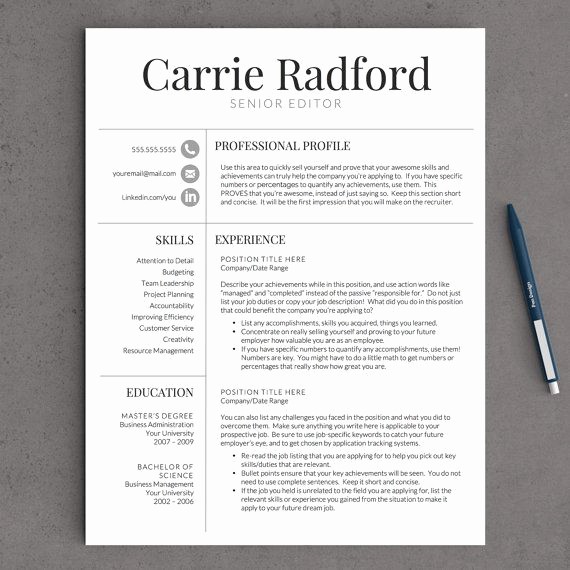 Best Free Resume Templates Word Inspirational 141 Best Images About Professional Resume Templates On