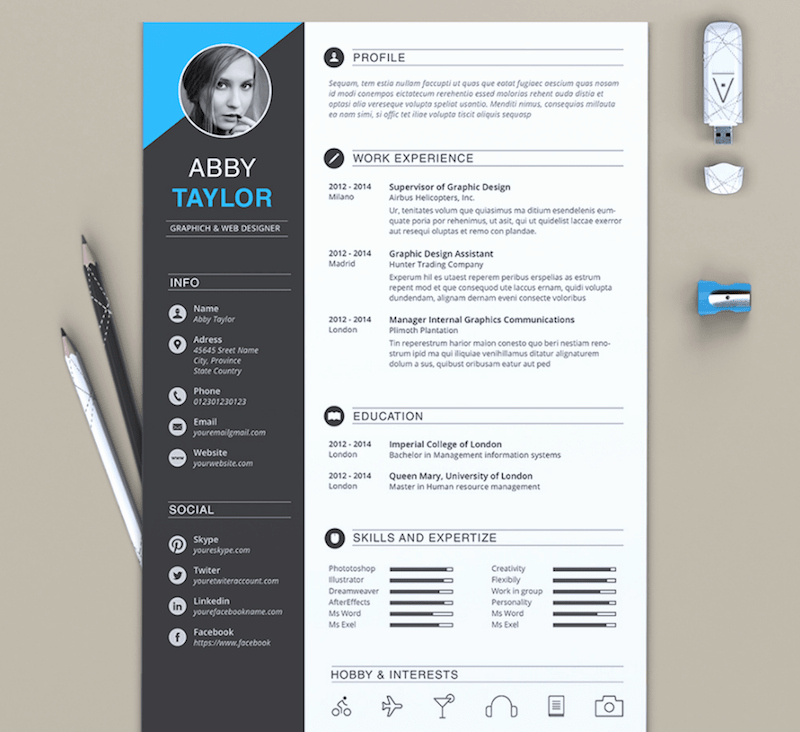 50-best-ms-word-resume-template-ufreeonline-template