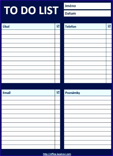 Best to Do List format Best Of 10 Microsoft Excel Checklist Template Exceltemplates