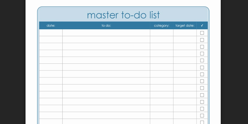 Best to Do List format Luxury Every to Do List Template You Need the 21 Best Templates