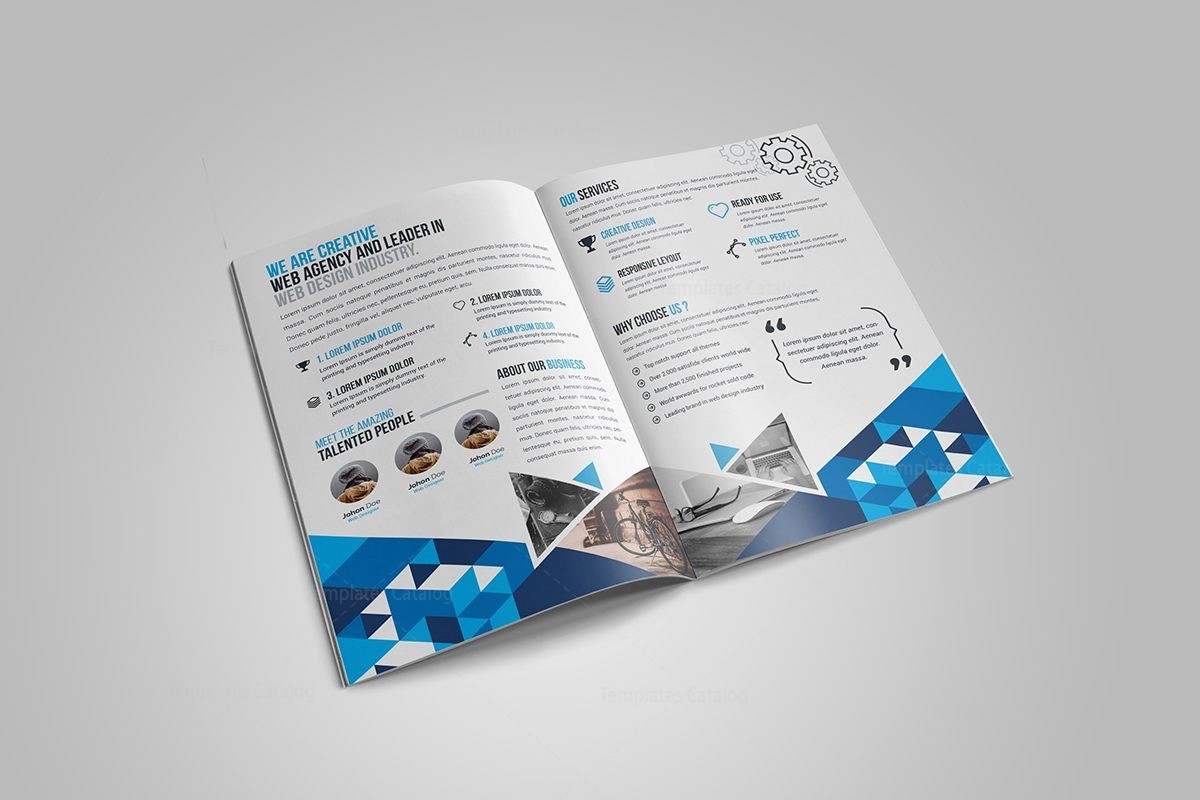 Bi-fold Brochure Template Elegant Gem Corporate Bi Fold Brochure Template Template