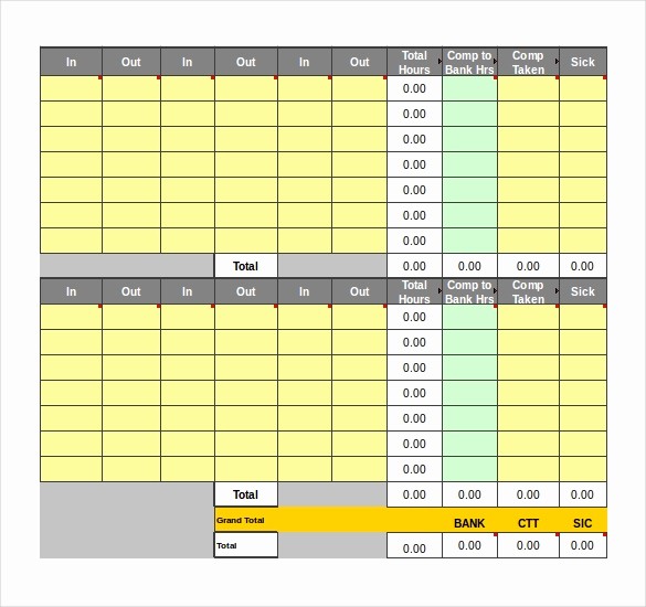 Bi Monthly Timesheet Template Excel Luxury 18 Bi Weekly Timesheet Templates – Free Sample Example