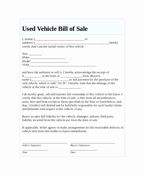 Bill Of Sale Contract Template Lovely Gallery Horse Bill Sale form Lovely Purchase and