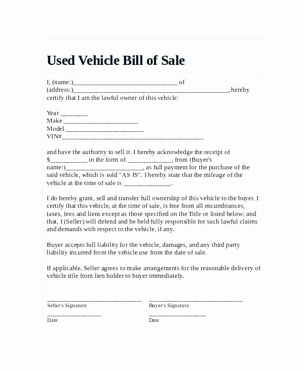 Bill Of Sale Document Template New Texas Motor Vehicle forms Impremedia