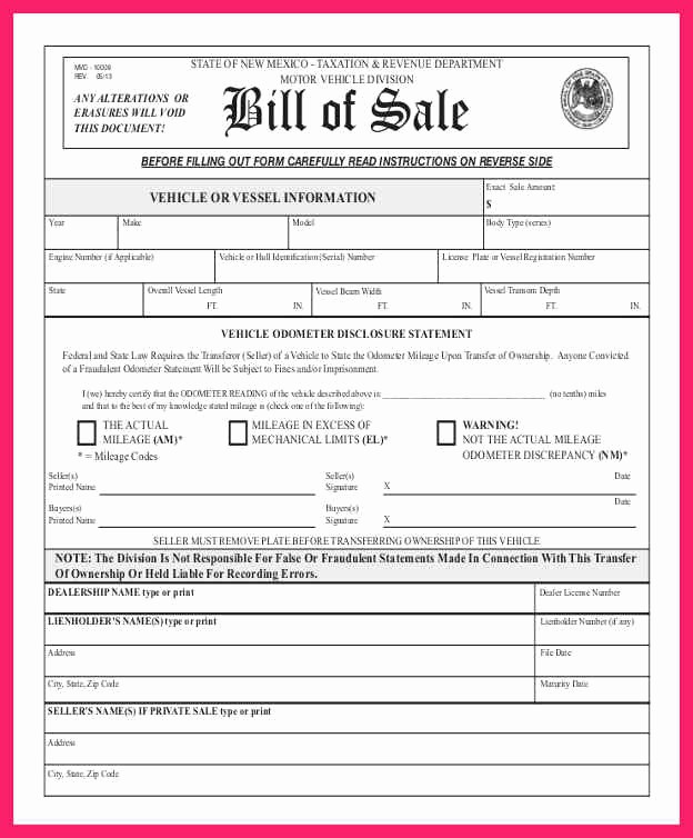 Bill Of Sale Example Letter Beautiful Auto Bill Of Sale Template