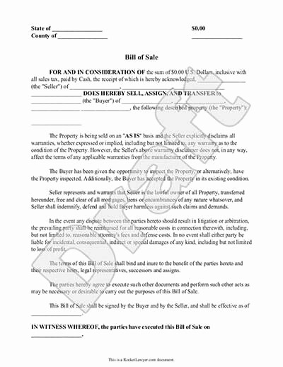 Bill Of Sale Example Letter Lovely Bill Of Sale form Printable Car &amp; Vehicle Bill Of Sale