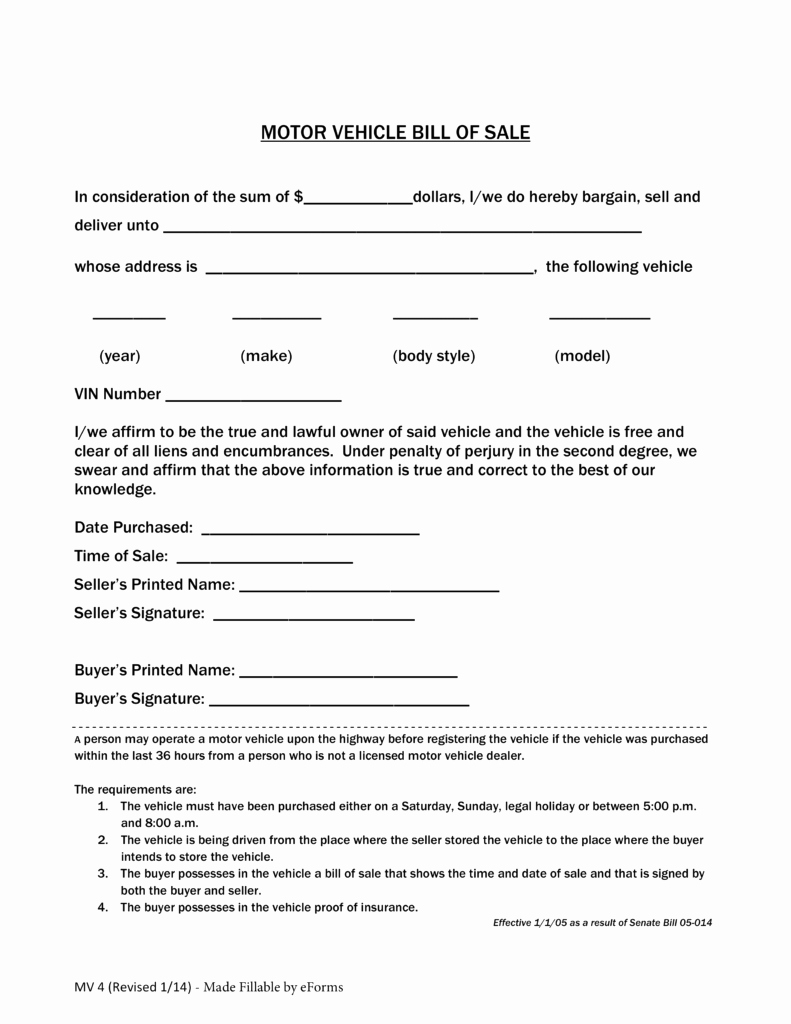 Bill Of Sale form Automobile Best Of Free Colorado Motor Vehicle Bill Of Sale form Pdf