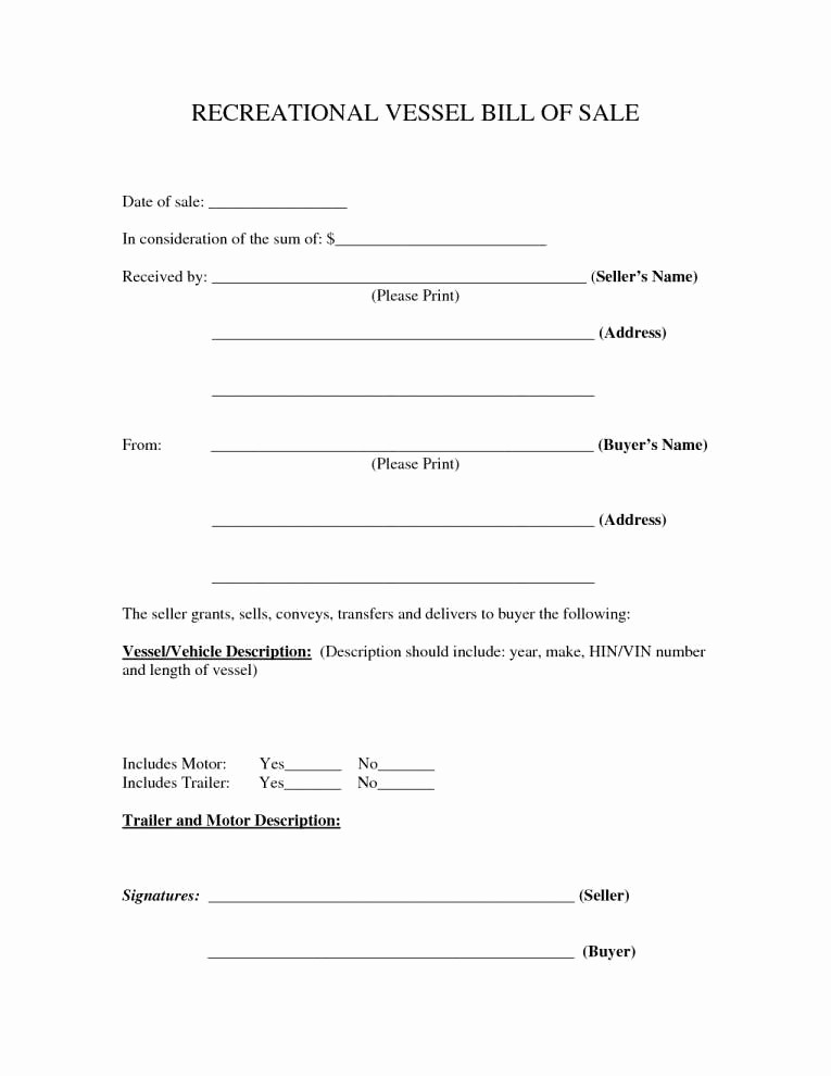 Bill Of Sale form Example Awesome 15 Free Printable Bill Of Sale for Car