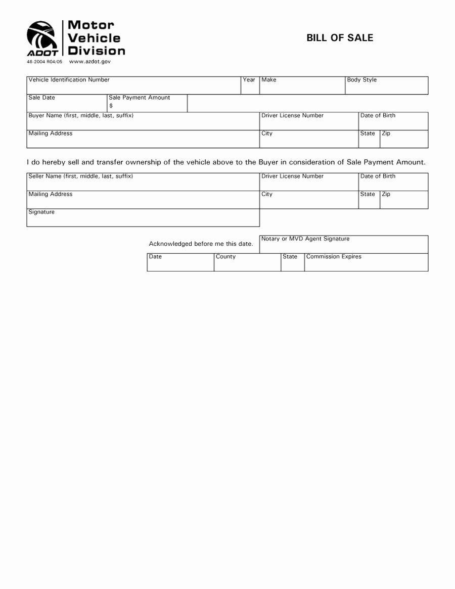 Bill Of Sale form Template Inspirational 45 Fee Printable Bill Of Sale Templates Car Boat Gun