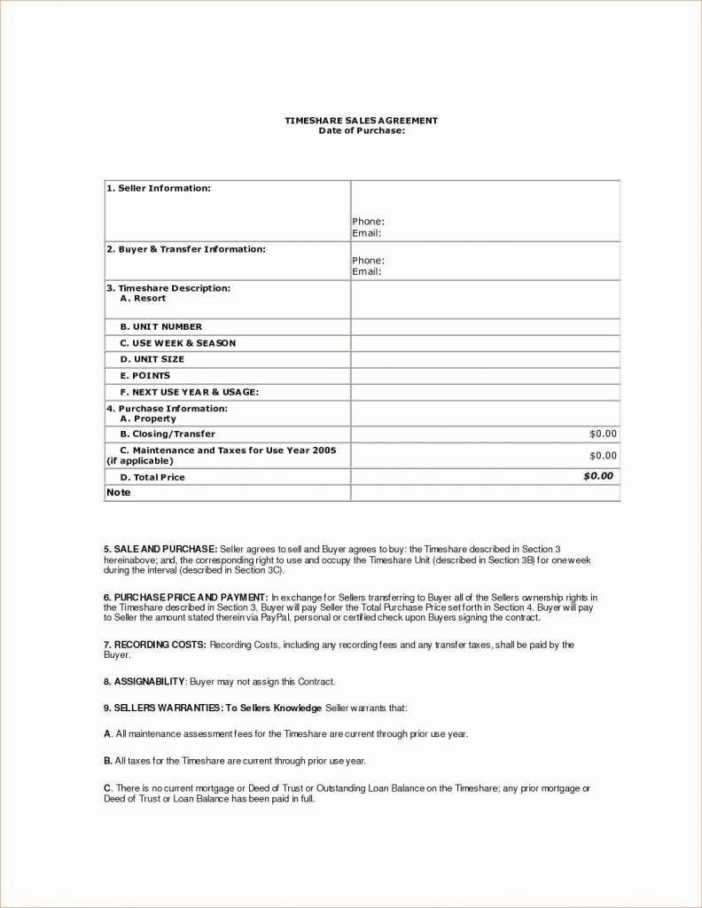 Bill Of Sale Payment Agreement Inspirational Beautiful Free Car Sale Contract with Payments Template