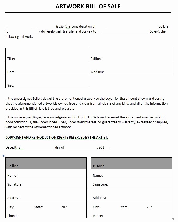 Bill Of Sale Template Download Luxury Free Printable Motorcycle Bill Of Sale form Generic