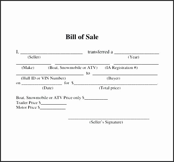 Bill Of Sale Template Ga Fresh 12 Vehicle Bill Of Sale Georgia
