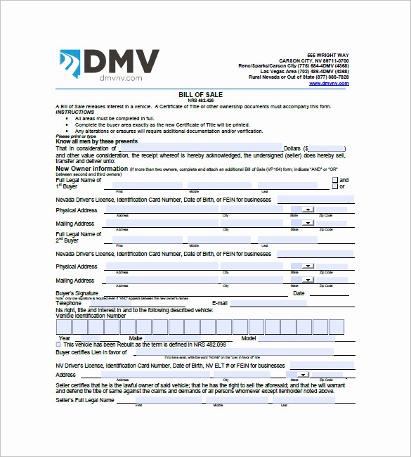 Bill Of Sales for Cars Beautiful Car Bill Of Sale – 10 Free Sample Example format