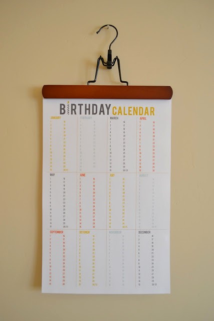 Birthday and Anniversary Calendar Template Elegant Craftaphile Printable Birthday Calendar
