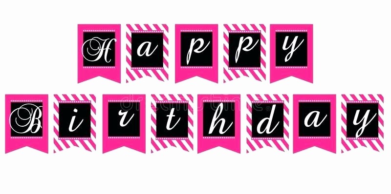 Birthday Banner Templates Free Download Best Of Happy Birthday Banners Printable Template Letters Banner