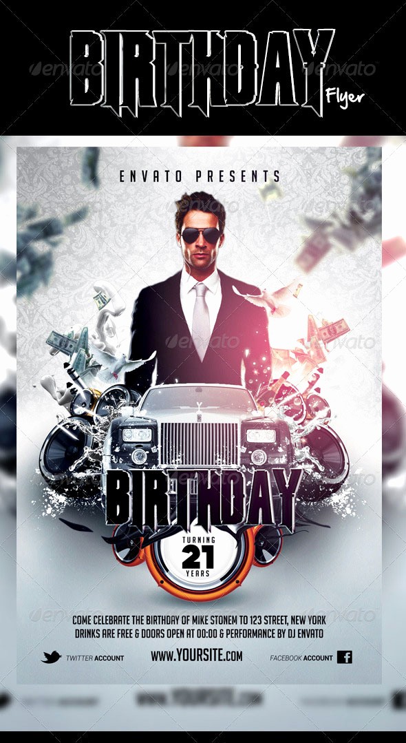 Birthday Party Flyers Designs Free Inspirational 30 Best Birthday Psd Flyer Templates Designssave