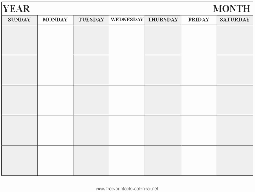 Black and White Calendar Template New Use these All New Blank Calendars