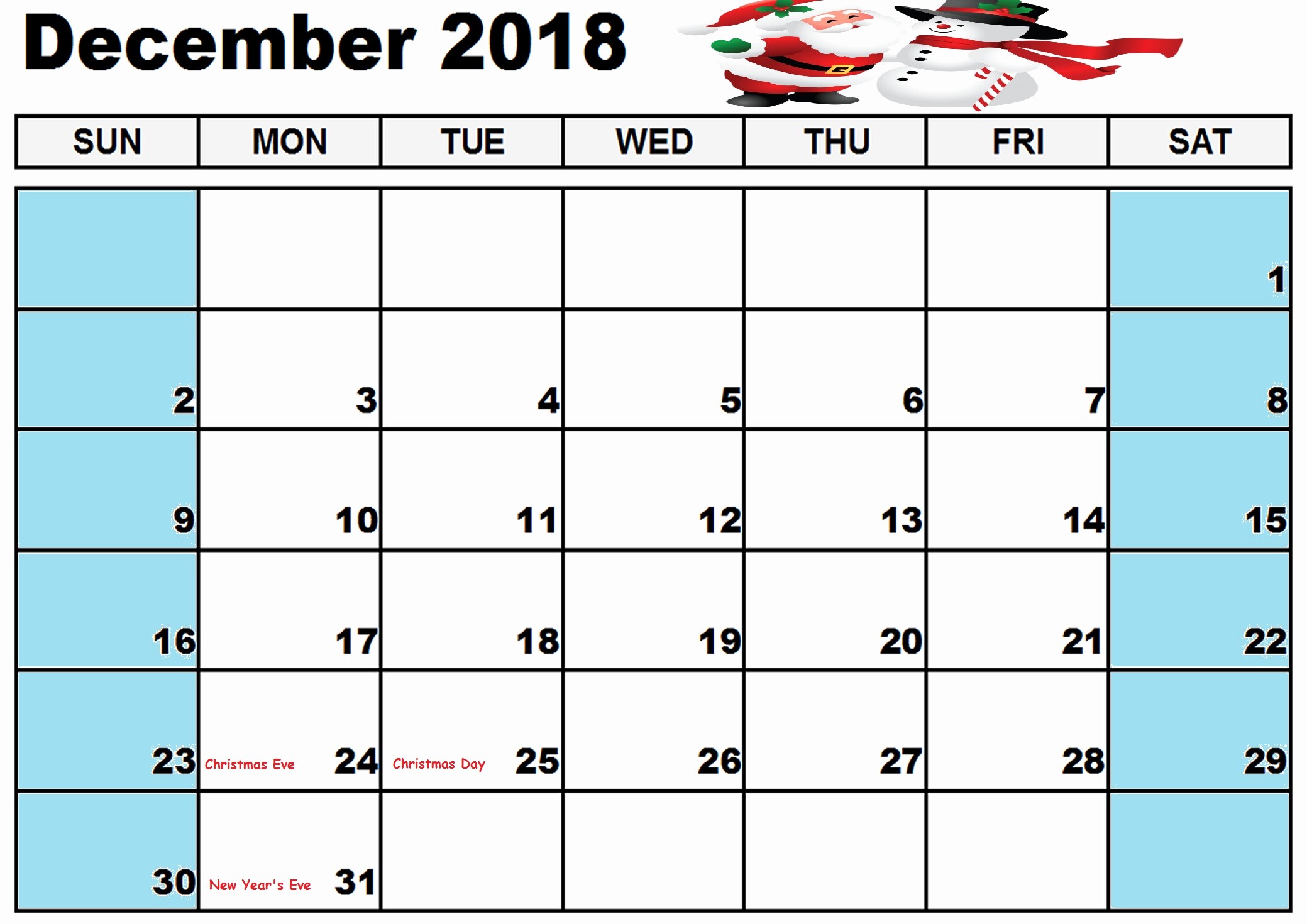 Blank Calendar Template December 2018 Best Of December Calendar 2018 Malaysia Free Printable Template
