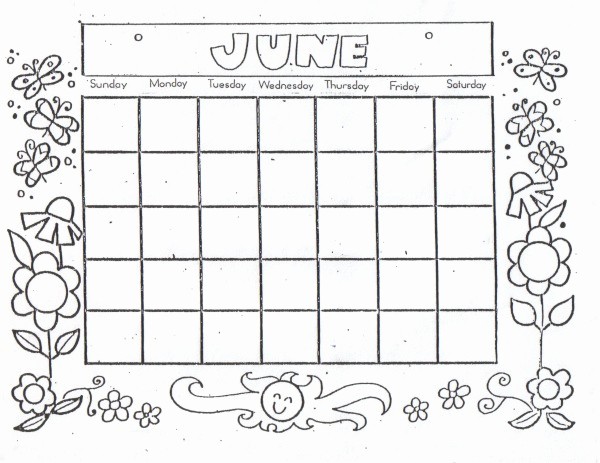 Blank Calendar to Fill In Beautiful Kat S Almost Purrfect Home Free Blank Calendars to Color