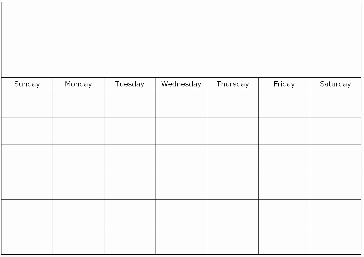 Blank Calendar to Fill In Elegant Monthly Blank Calendar Page