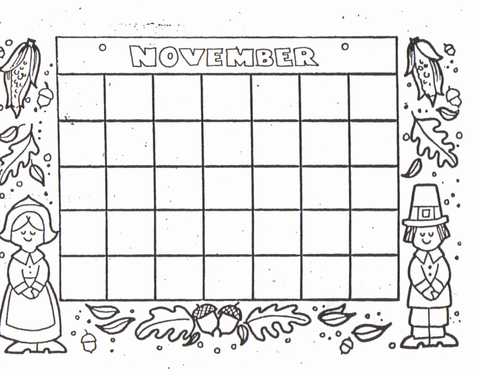 Blank Calendar to Fill In Lovely Kat S Almost Purrfect Home Free Blank Calendars to Color