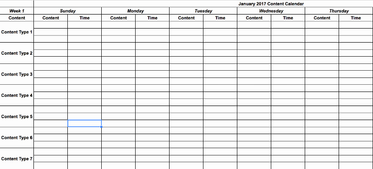 Blank Calendar to Type On Inspirational Calendar Template You Can Type In 2017 Calendar Model 7