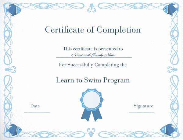 Blank Certificate Of Completion Template Lovely Blank Certificate Of Pletion Vector