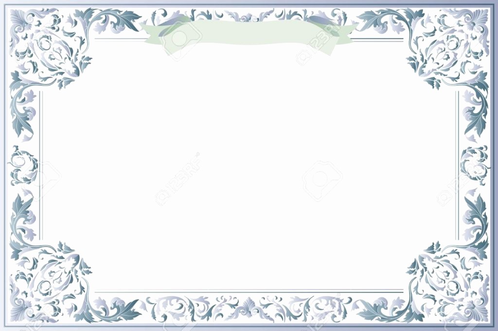 Blank Certificate Templates for Word Luxury Vector Printable Blank Certificates