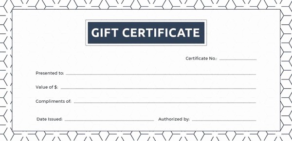 Blank Gift Certificates to Print Beautiful 30 Blank Gift Certificate Templates Doc Pdf