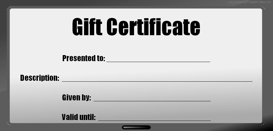 Blank Gift Certificates to Print Inspirational Free Printable Blank Gift Certificates