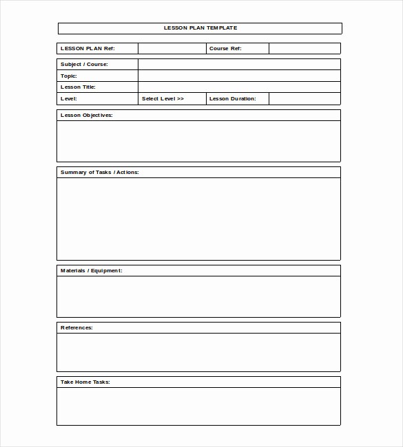 Blank Lesson Plan Template Word Best Of Blank Lesson Plan Template – 15 Free Pdf Excel Word