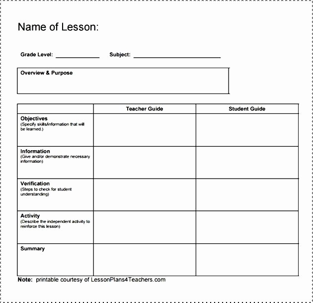 Blank Lesson Plan Template Word Best Of Blank Lesson Plan Template Microsoft Word Inspirational 60