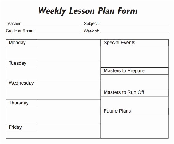 Blank Lesson Plan Template Word Elegant Lesson Plan Template 1 organization Pinterest