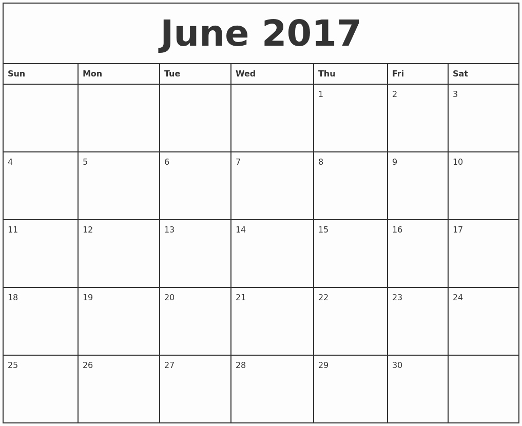 Blank Monthly Calendar 2017 Printable Beautiful Blank Monthly Calendar 2017 Printable