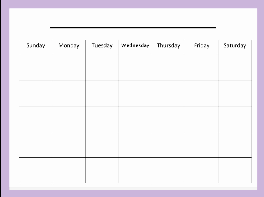 Blank Monthly Calendar Template Word New Blank Calendar Template Word