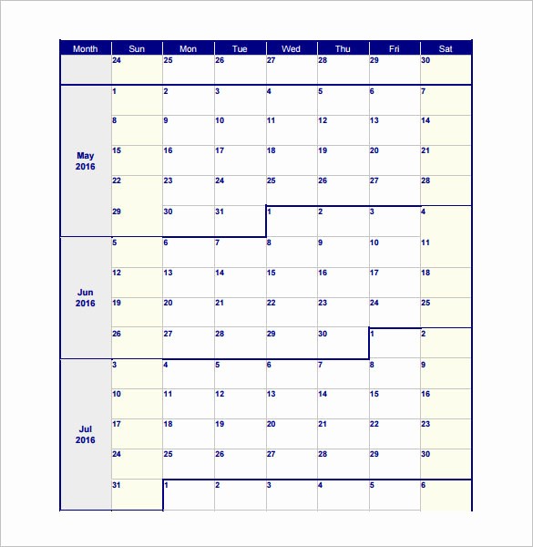 Blank Monthly Work Schedule Template Awesome 6 Blank Work Schedule Template Free Download