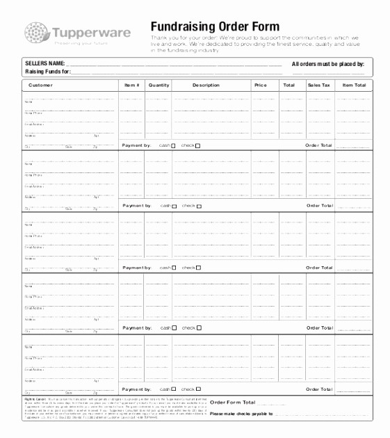 Blank order form Template Excel Inspirational 6 order Sheet Template Excel Aueou