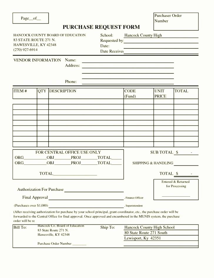 Blank order form Template Excel New Requisition form Excel Stationery Requisition form Excel