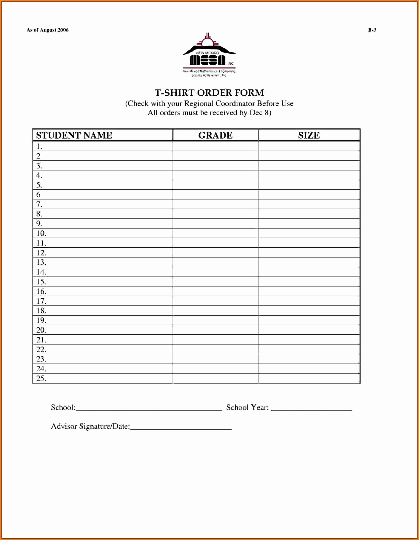 Blank order form Template Word Lovely Blank order form Template Mughals