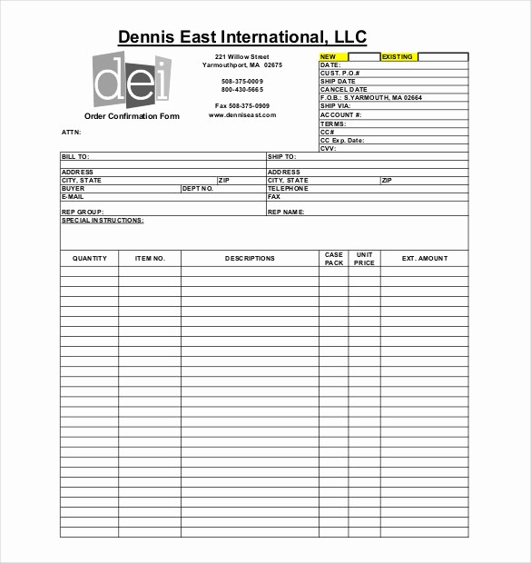 Blank order form Template Word Unique 41 Blank order form Templates Pdf Doc Excel