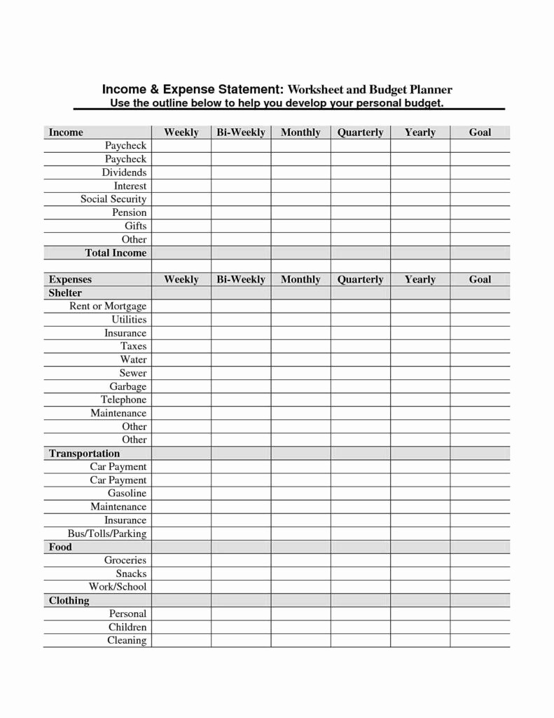 Blank P&amp;amp;l form Beautiful Blank Personal Financial Statement form