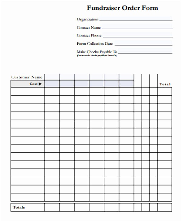 Blank P&amp;amp;l form Elegant 9 Sample Blank order forms