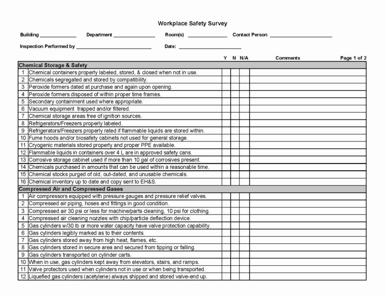 Blank P&amp;amp;l form Fresh Workplace Safety Inspection Checklist Template Download 54